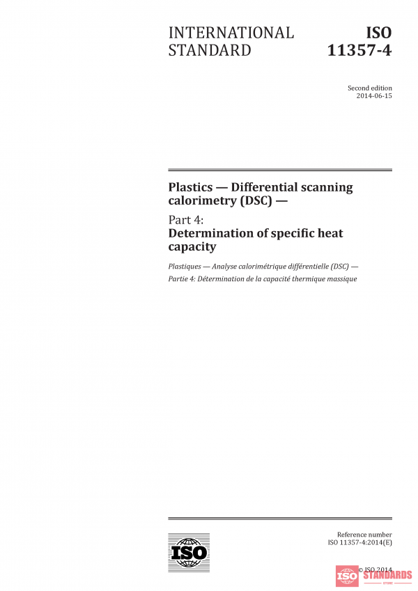 ISO 11357-4:2014 PDF
