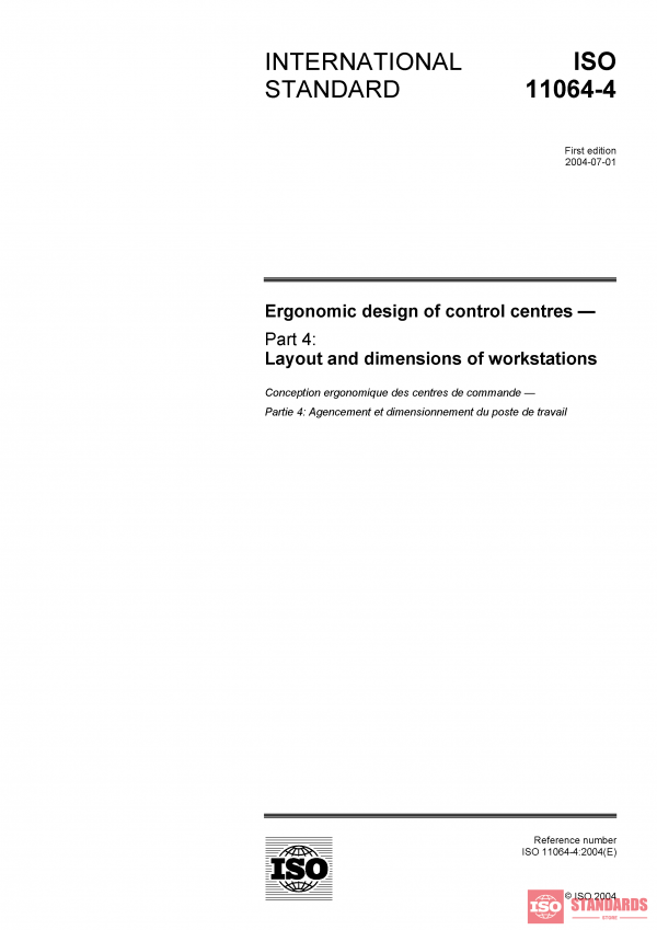ISO 11064-4:2004 PDF