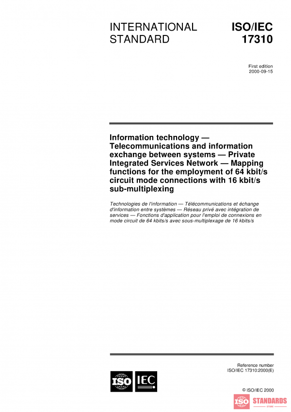 ISO/IEC 17310:2000 PDF