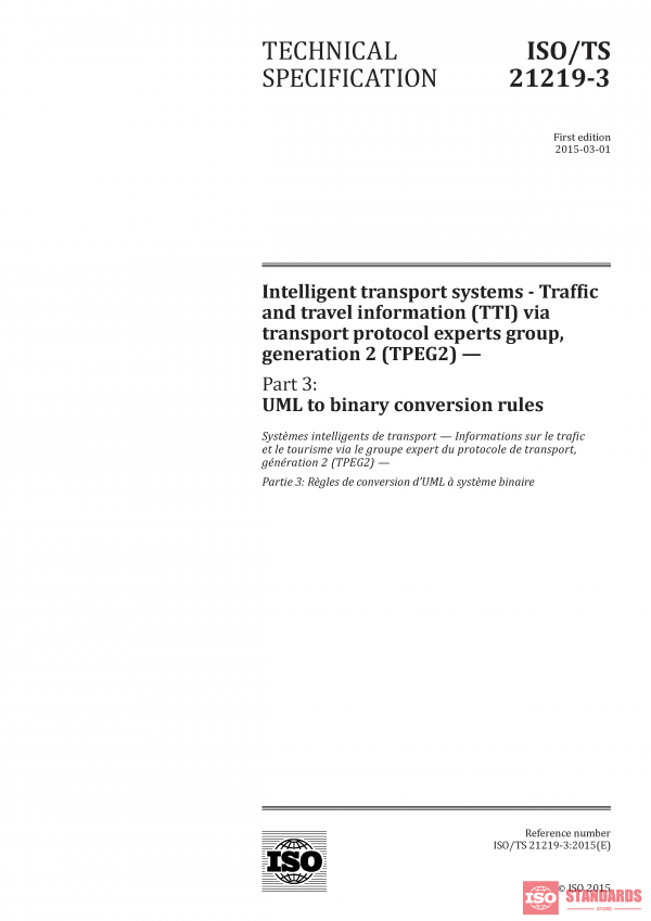 ISO/TS 21219-3:2015 PDF