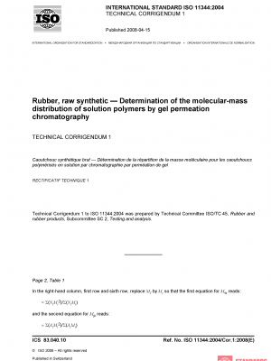 ISO 11344:2004/Cor 1:2008 PDF
