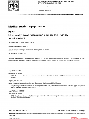 ISO 10079-1:1991/Cor 2:1993 PDF