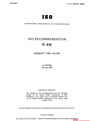 ISO/R 414:1965 PDF