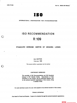 ISO/R 109:1966 PDF
