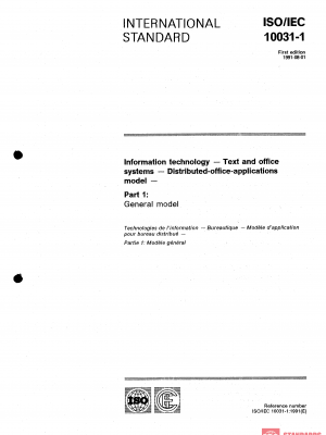 ISO/IEC 10031-1:1991 PDF
