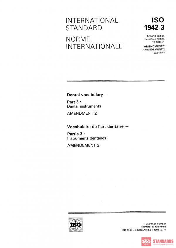 ISO 1942-3:1989/Amd 2:1992 PDF