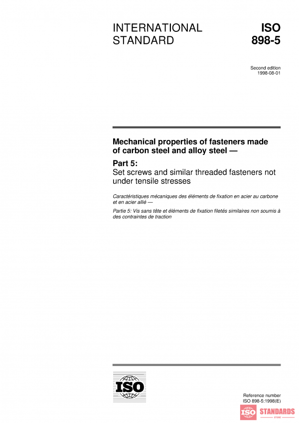 ISO 898-5:1998 PDF