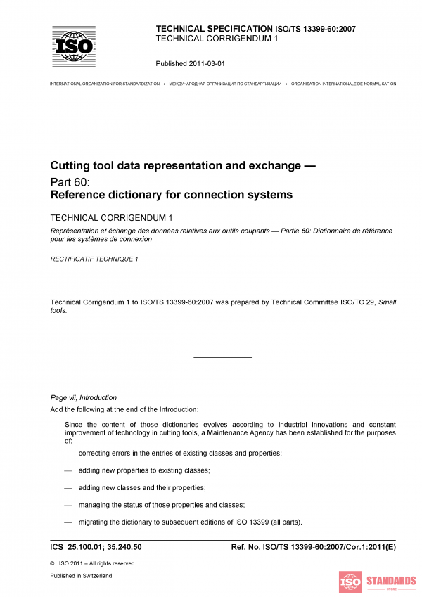 ISO/TS 13399-60:2007/Cor 1:2011 PDF