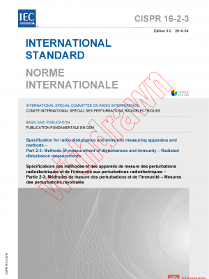 CISPR 16-2-3:2010 PDF