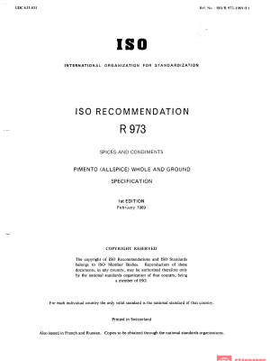 ISO/R 973:1969 PDF