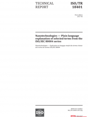 ISO/TR 18401:2017 PDF