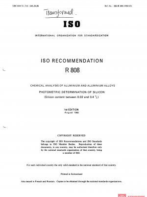 ISO/R 808:1968 PDF