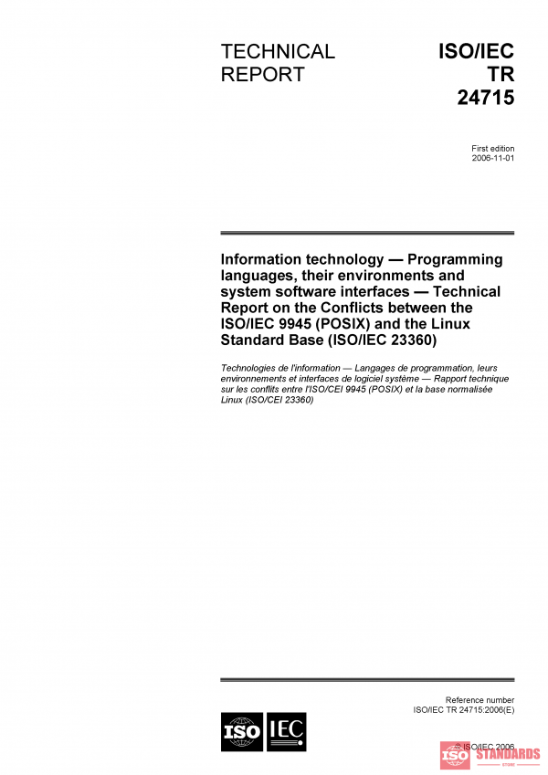 ISO/IEC TR 24715:2006 PDF