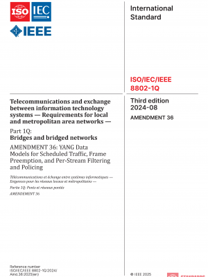 ISO/IEC/IEEE 8802-1Q:2024/Amd 36:2025 PDF