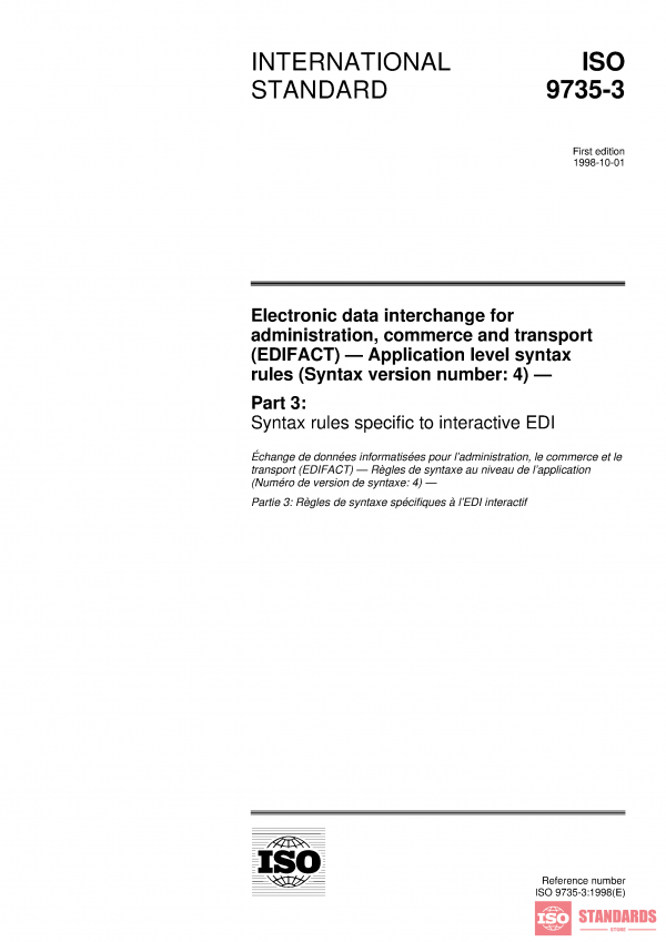 ISO 9735-3:1998 PDF