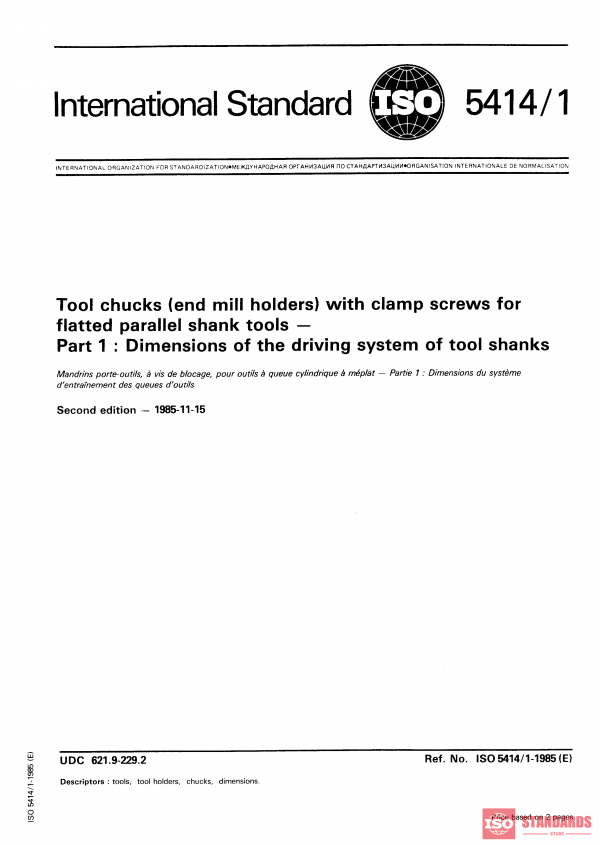 ISO 5414-1:1985 PDF