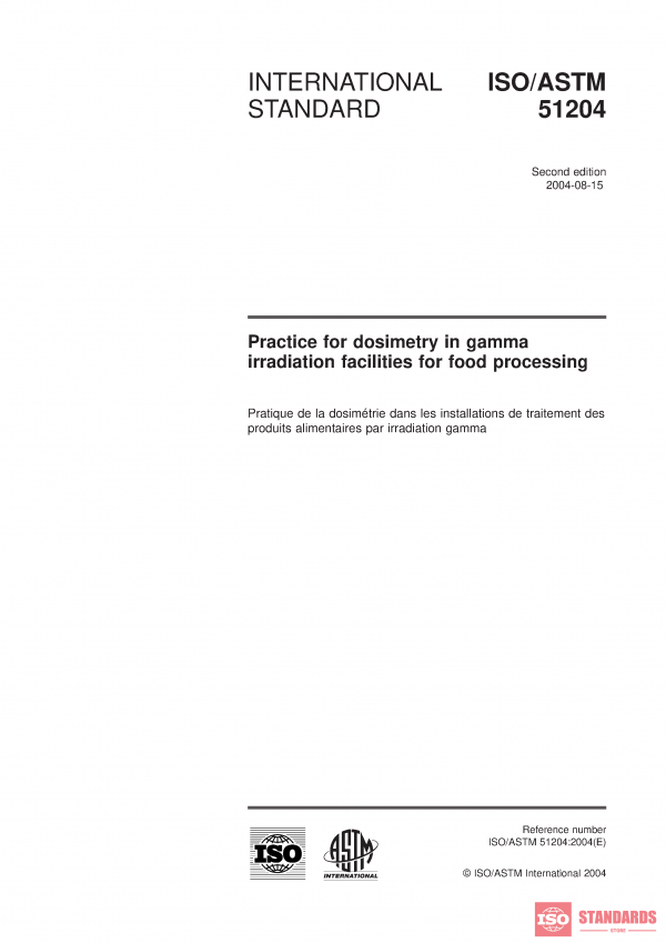 ISO/ASTM 51204:2004 PDF