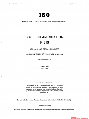 ISO/R 712:1968 PDF