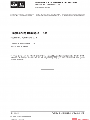 ISO/IEC 8652:2012/COR1:2016 PDF