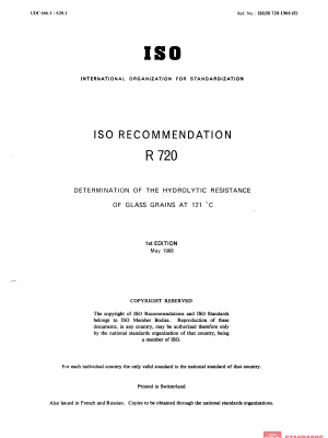 ISO/R 720:1968 PDF