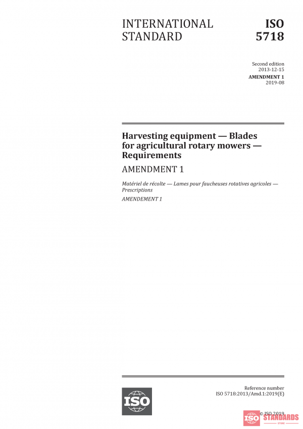 ISO 5718:2013/Amd 1:2019 PDF