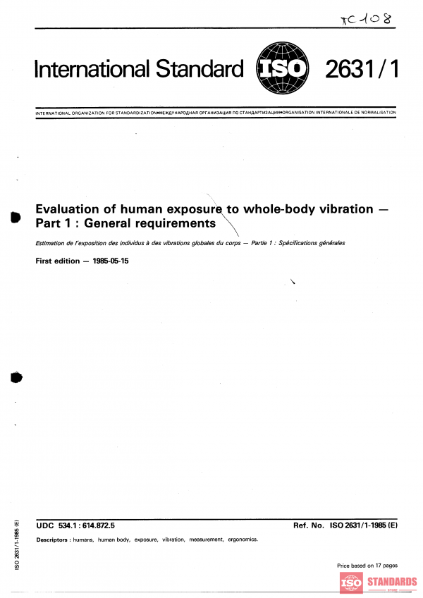 ISO 2631-1:1985 PDF