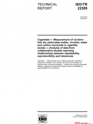 ISO/TR 22305:2006 PDF
