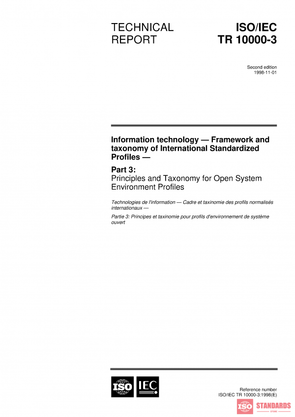 ISO/IEC TR 10000-3:1998 PDF