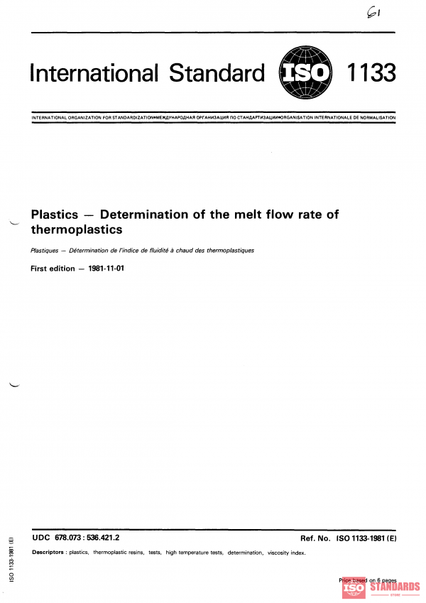 ISO 1133:1981 PDF