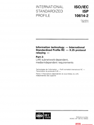 ISO/IEC ISP 10614-2:1995 PDF