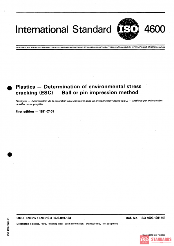 ISO 4600:1981 PDF