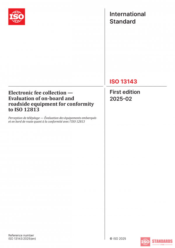ISO 13143:2025 PDF