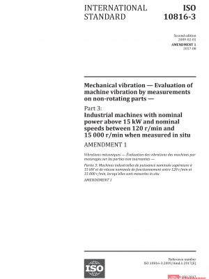 ISO 10816-3:2009/Amd 1:2017 PDF