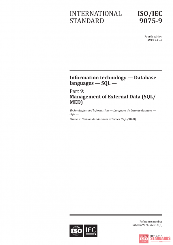 ISO/IEC 9075-9:2016 PDF