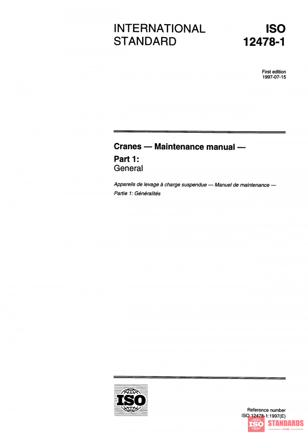 ISO 12478-1:1997 PDF