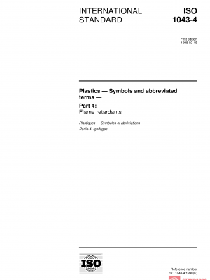 ISO 1043-4:1998 PDF
