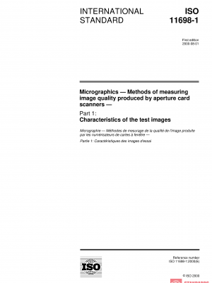 ISO 11698-1:2000 PDF