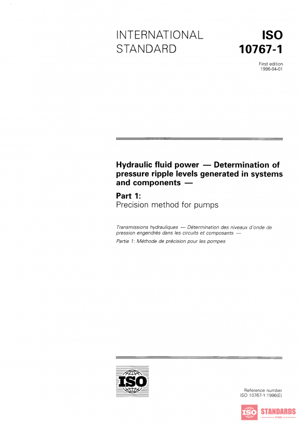 ISO 10767-1:1996 PDF