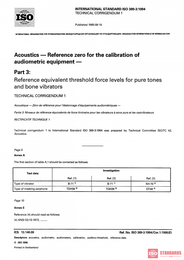 ISO 389-3:1994/Cor 1:1995 PDF