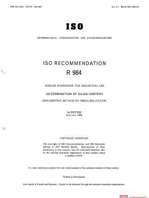 ISO/R 984:1969 PDF