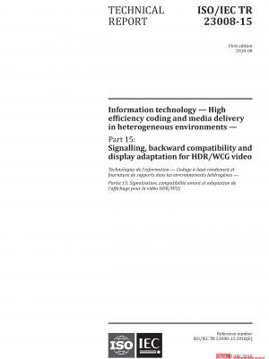 ISO/IEC TR 23008-15:2018 PDF