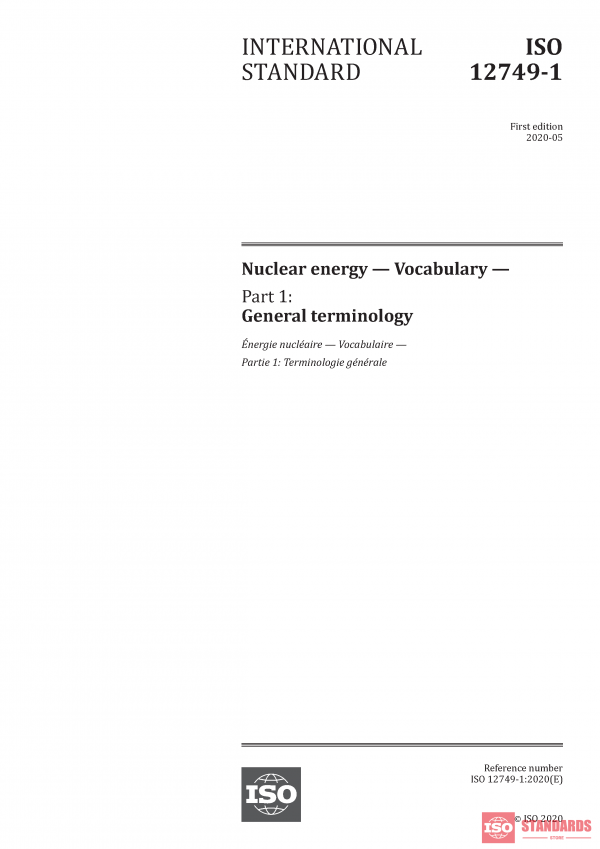 ISO 12749-1:2020 PDF