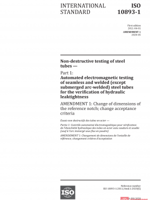 ISO 10893-1:2011/Amd 1:2020 PDF