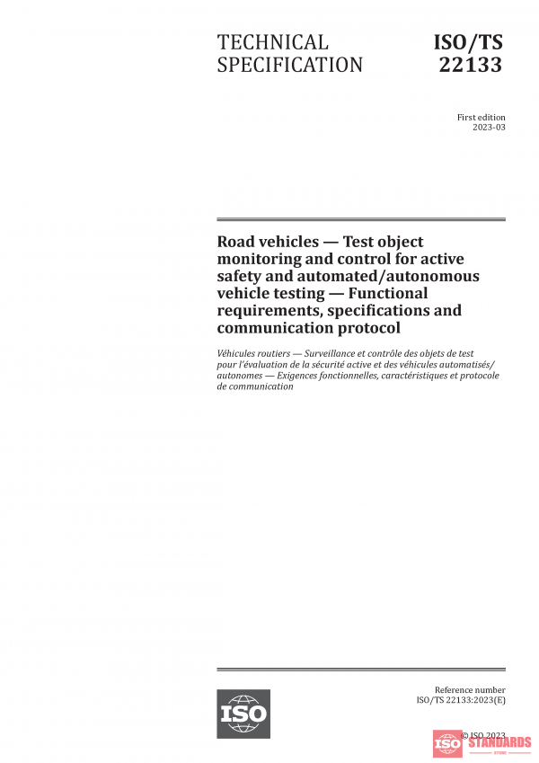 ISO/TS 22133:2023 PDF