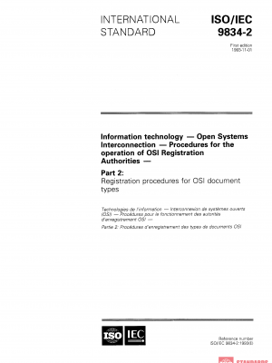 ISO/IEC 9834-2:1993 PDF