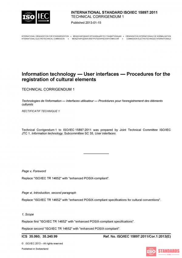 ISO/IEC 15897:2011/COR1:2013 PDF