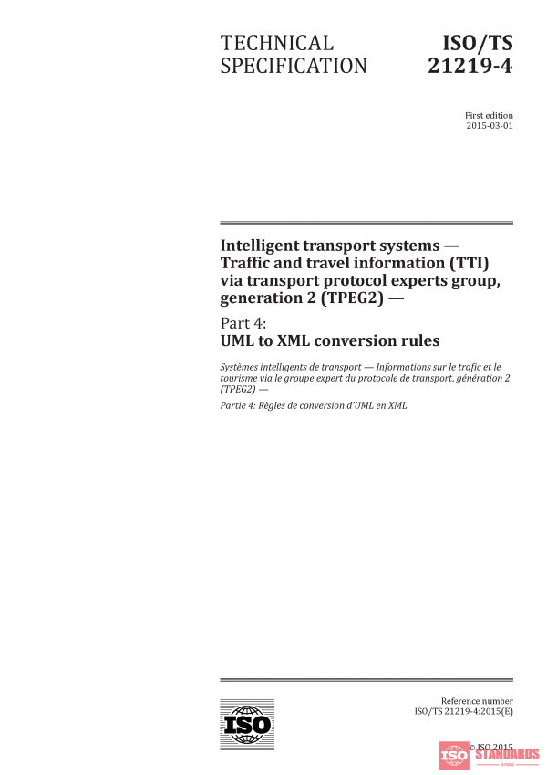 ISO/TS 21219-4:2015 PDF