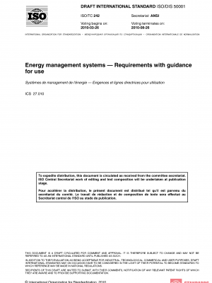 ISO/DIS 50001 :2010 PDF