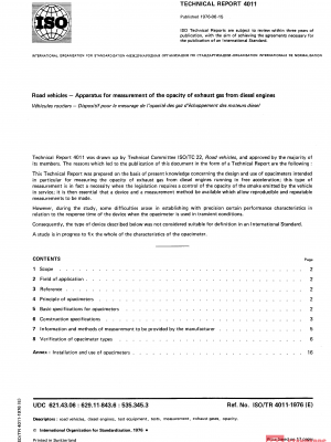 ISO/TR 4011:1976 PDF