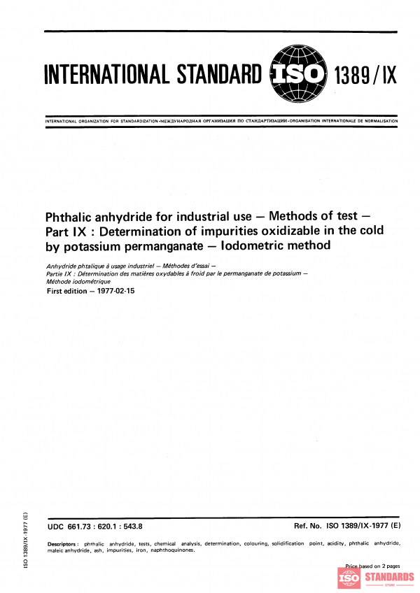 ISO 1389-9:1977 PDF